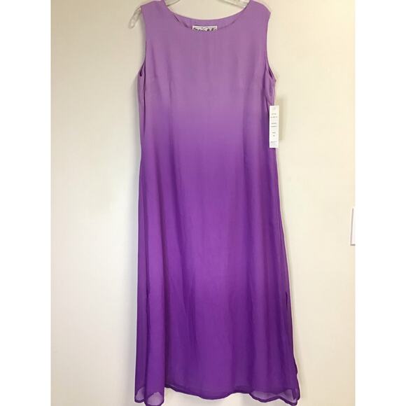 Victoria Holley Women's Purple Sleeveless Dress Size 4P - Picture 1 of 5